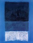 No 14 White and Greens in Blue by Mark Rothko